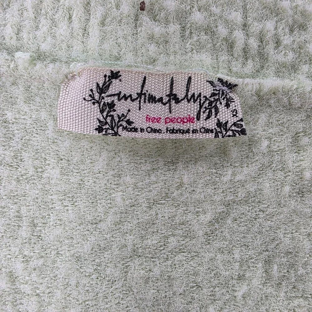 Free People Intimately Tank Top Square Neck XS Camisole Green